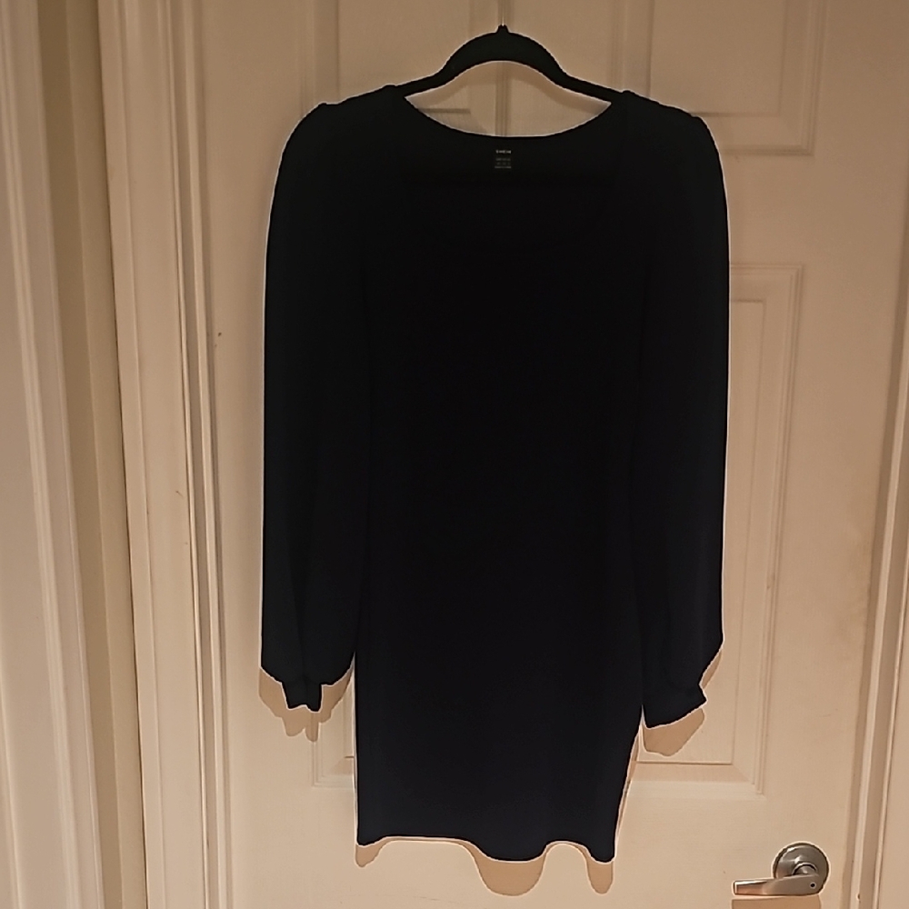 Elegant Navy Blue Dress